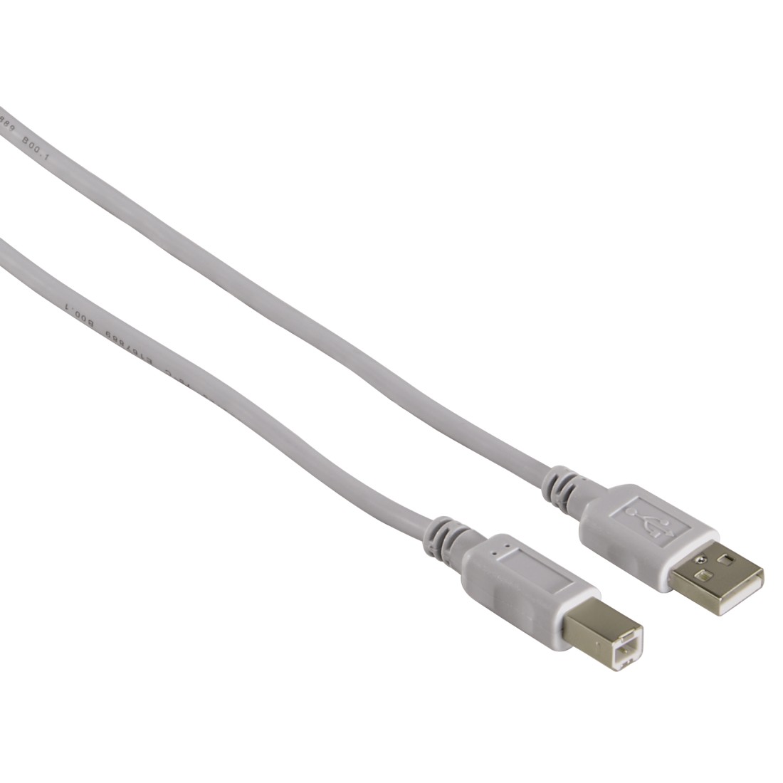 

Кабель USB 2.0 AM-USB2.0 (BM) , Hama, 1.5m, серый (34694)
