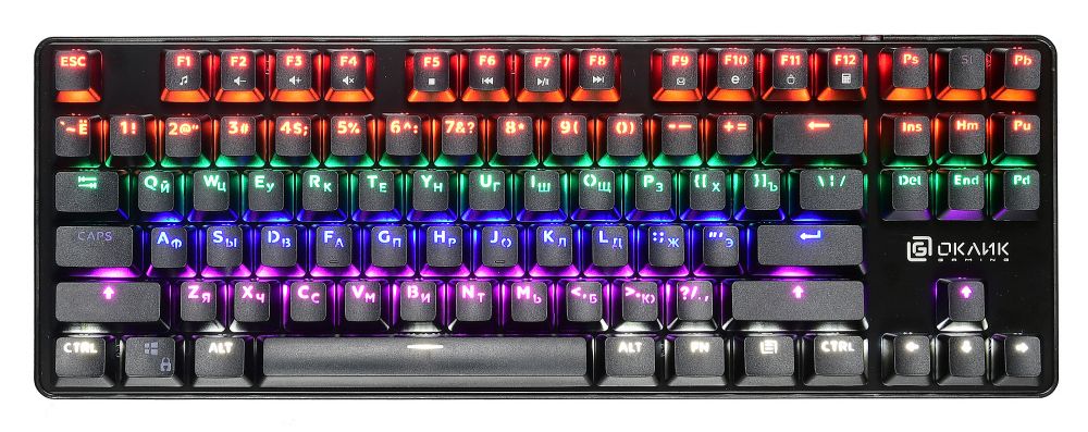 Клавиатура Oklick 960G Dark Knight, USB, черный