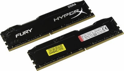 Комплект памяти DDR4 DIMM 32Gb (2x16Gb), 3200MHz Kingston (HX432C18FBK2/32)