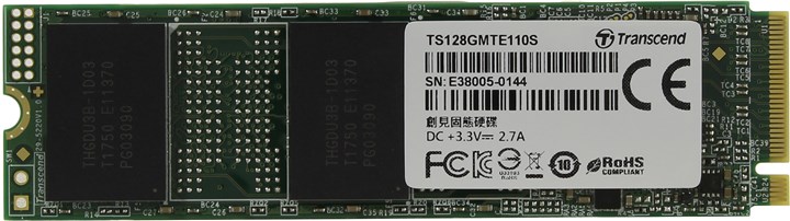 SSD Transcend MTE110 128Gb M.2 (TS128GMTE110S)