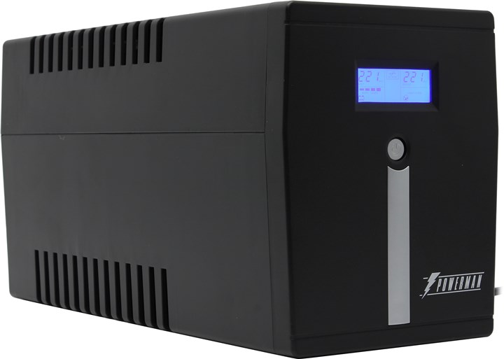 

ИБП Powerman Smart Sine 2000, 2000 В·А, 1.4 кВт, EURO, розеток - 4, USB, черный, Smart Sine 2000