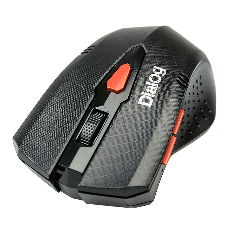 

Мышь беспроводная Dialog MROP-09U, 1200dpi, оптическая светодиодная, USB, черный, MROP-09U