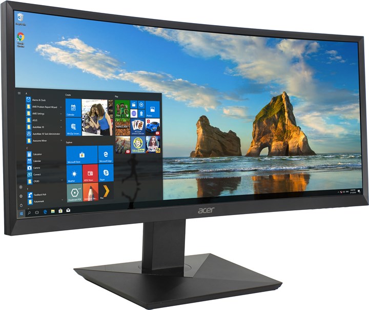 

Монитор 35" Acer CZ350CKbmiiphx VA, 3440x1440 (21:9) 300кд/м2, 4мс, HDMI, DisplayPort, черный (UM.CC0EE.001), CZ350CKbmiiphx