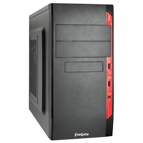 Корпус ExeGate QA-410, mATX, Mini-Tower, черный, 350 Вт (EX272732RUS)