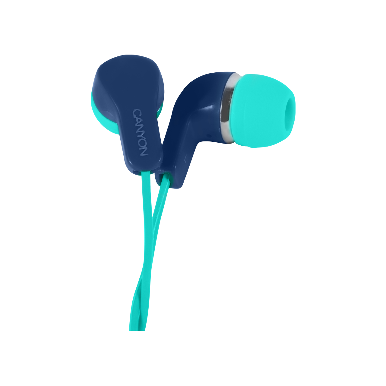 

Проводные наушники Canyon CNS-CEPM02GBL, Jack 3.5mm, голубой/зеленый, CNS-CEPM02GBL
