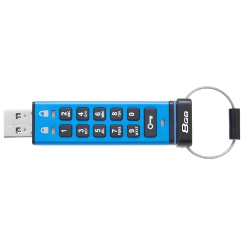 

Флешка 8Gb USB 3.1 Kingston Data Traveler 2000, черный/голубой (DT2000/8GB), Data Traveler 2000