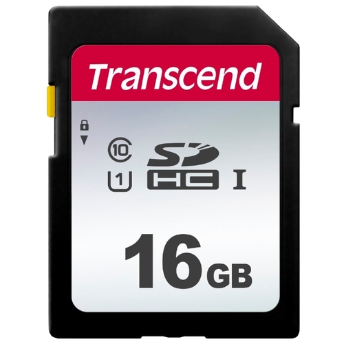 

Карта памяти 16Gb SDHC Transcend Class 10 UHS-I U1, TS16GSDC300S