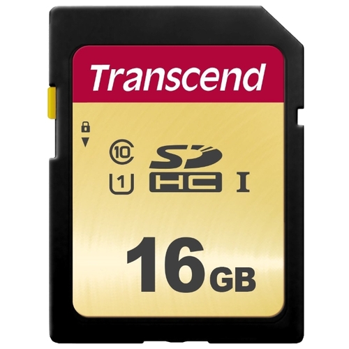 Карта памяти 16Gb SDHC Transcend Class 10 UHS-I U1