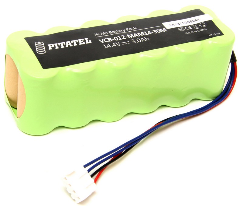 Аккумулятор Pitatel для Mamirobot K3/K5/K7, 14.4V, 3000mAh, салатовый (VCB-012-MAM14-30M)