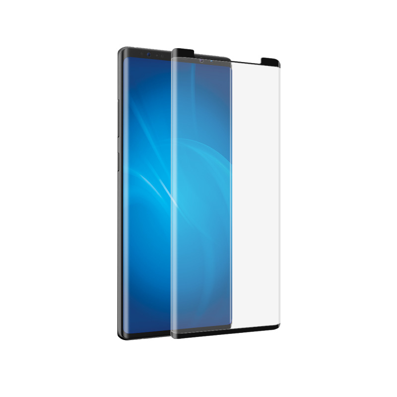 

Защитное стекло DF для смартфона Samsung SM-N950 Galaxy Note 9 ударопрочное, fullscreen, 3D, с черной рамкой (sColor-53)