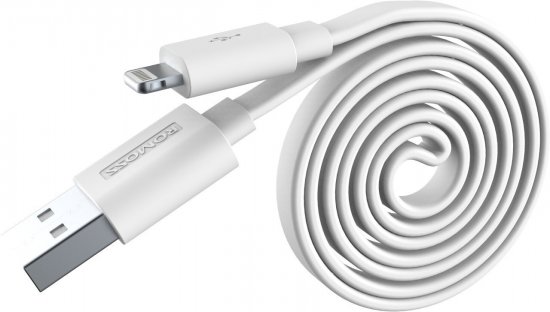 

Кабель USB2.0(Am)-Lightning 8-pin, Pitatel, 1m, белый (CB12f-161-03)