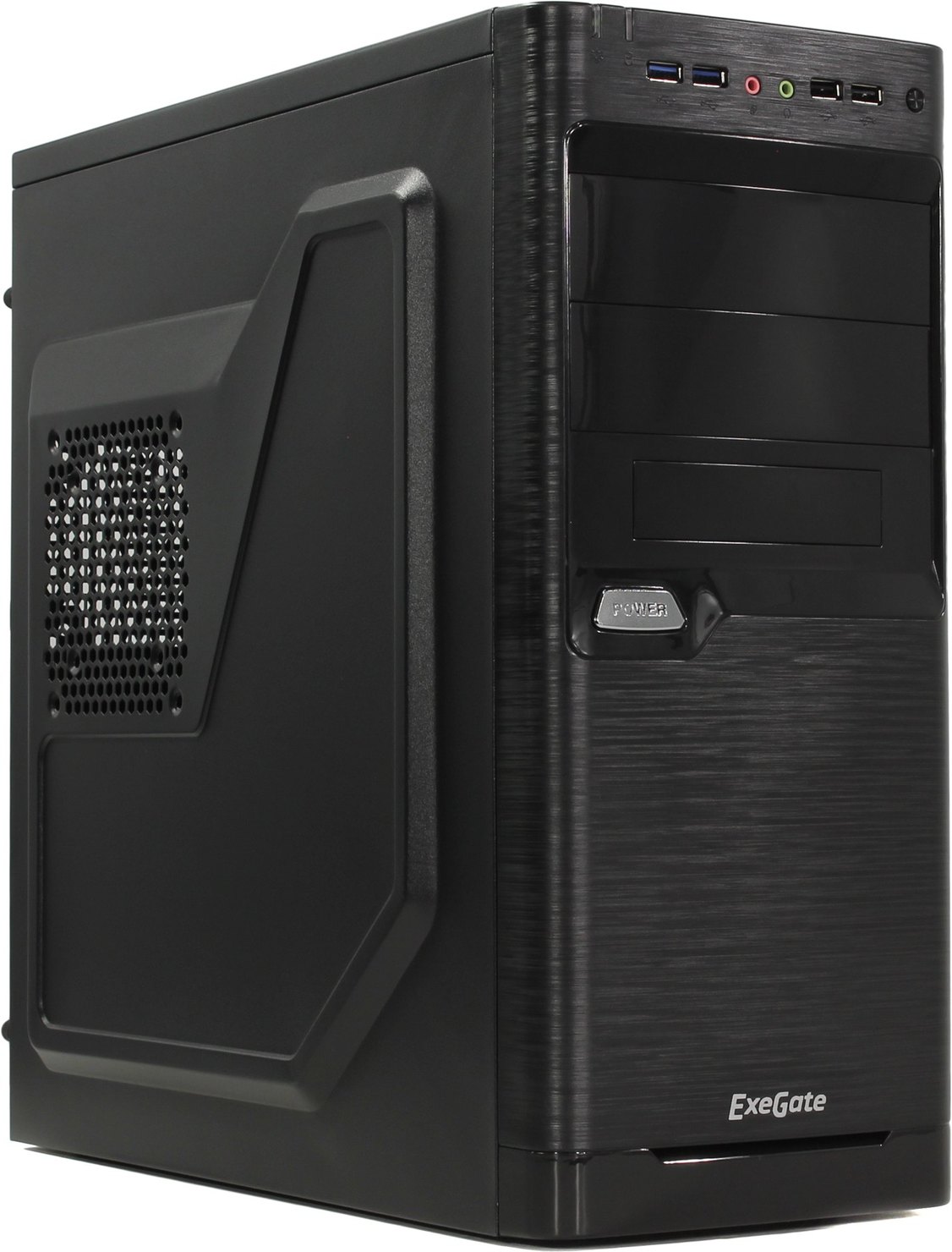 Корпус ExeGate XP-330U, ATX, Midi-Tower, 2xUSB 3.0, черный, без БП (EX272731RUS)