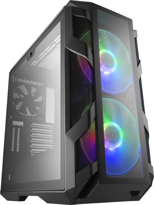 Корпус COOLERMASTER MasterCase H500M, ATX, Midi-Tower, 4xUSB 3.0, черный, Без БП (MCM-H500M-IHNN-S00)