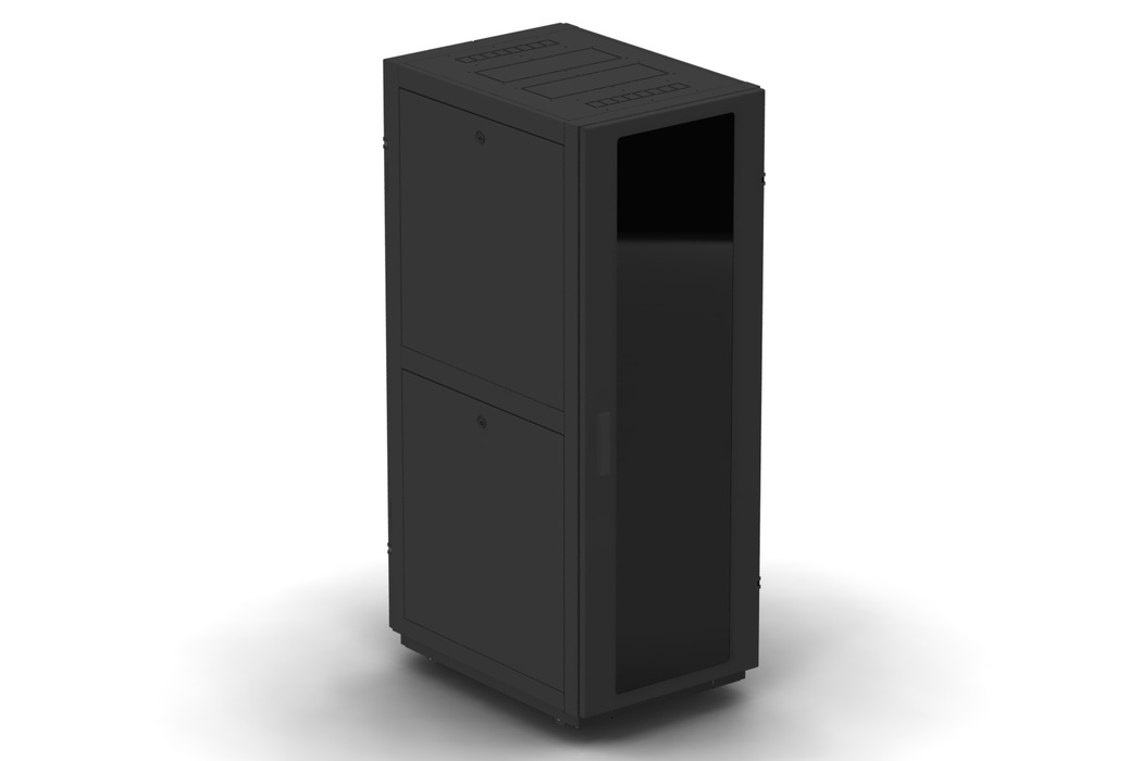 

Шкаф телекоммуникационный напольный 18U 600x600, стекло, черный, разборный, NT BUSINESS 2 MG18-66 B, MG18-66 B