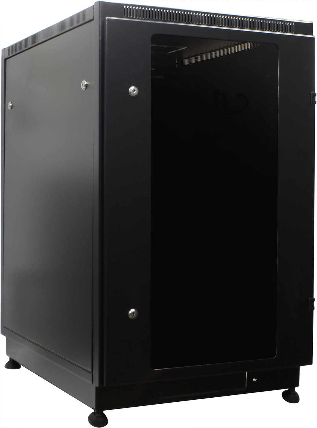 

Шкаф напольный 18U 600x800, стекло, черный, разборный (3 места), MG18-68 B, NT, PRACTIC 2, MG18-68 B