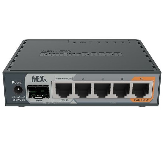 Маршрутизатор MikroTik RouterBOARD hEX S