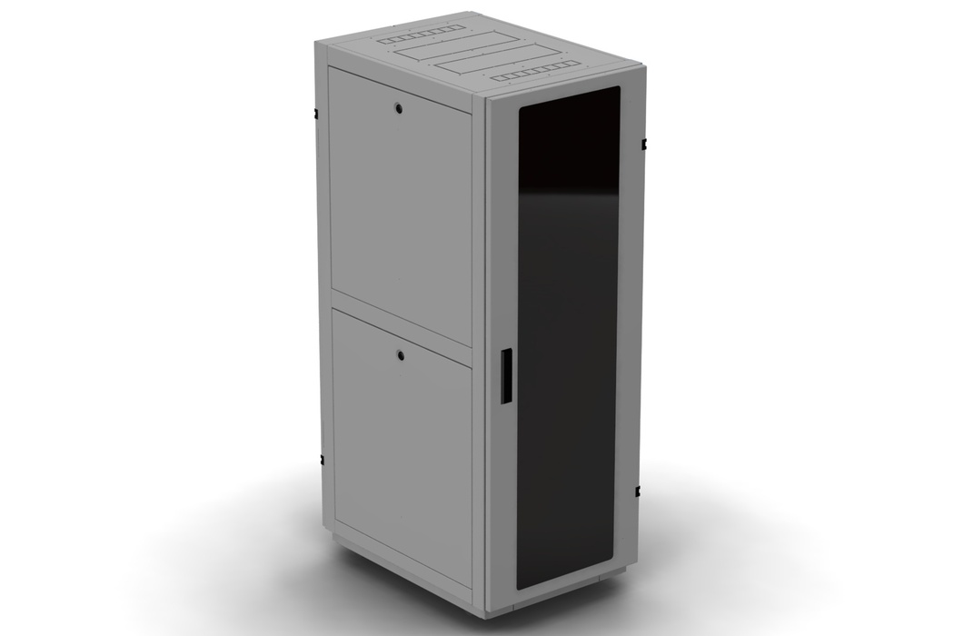 

Шкаф телекоммуникационный напольный 22U 600x800 мм, стекло, серый, разборный (3 места), NT BUSINESS 2 MG22-68 G, MG22-68 G