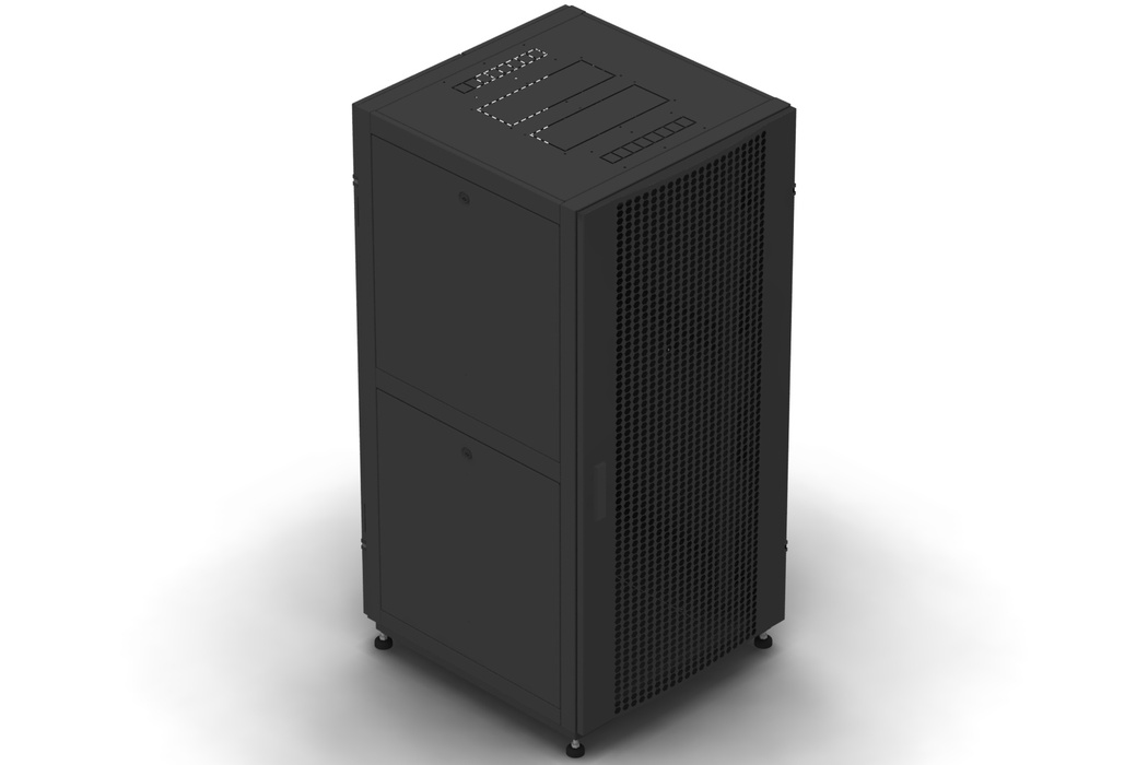 

Шкаф напольный 47U 800x1000, перфорация, черный, разобраный (4места), MP47-810 В, NT, BUSINESS 2, MP47-810 В