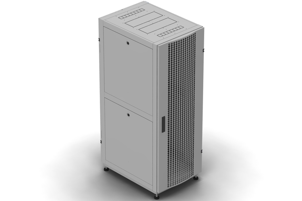 

Шкаф телекоммуникационный напольный 24U 600x800 мм, перфорация, серый, разобраный (4 места), NT BUSINESS 2 MP24-68 G, MP24-68 G