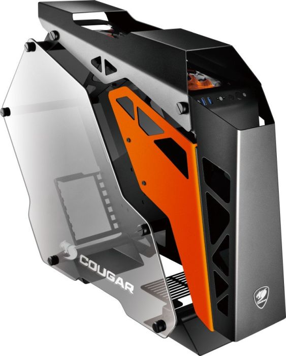 

Корпус COUGAR Conquer, ATX, Midi-Tower, разноцветный, без БП (385LMR0.0001), Conquer