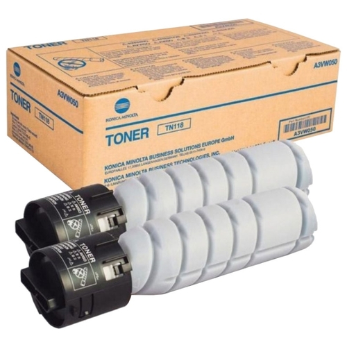 

Картридж лазерный Konica Minolta TN-118/A3VW050, черный, 2 шт. шт., 12000 страниц, оригинальный для Konica Minolta bizhub 215/226, TN-118