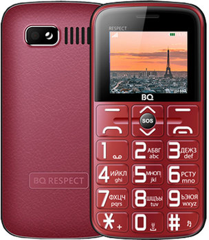 

Мобильный телефон BQ BQ-1851 Respect, 1.77" 128x160 TFT, 32Mb RAM, 32Mb, BT, 2-Sim, 1000 мА·ч, красный, BQ-1851 Respect