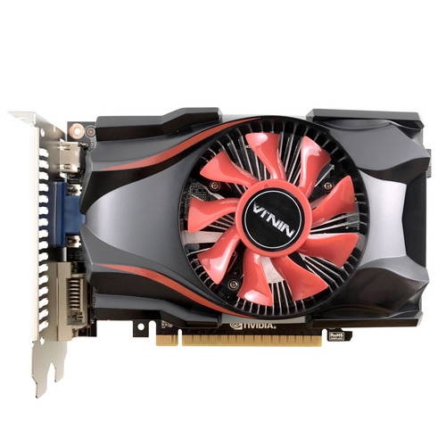 Видеокарта Sinotex NVIDIA GeForce GTX750Ti, 2Gb DDR5, 128bit, PCI-E, VGA, DVI, HDMI, Retail (NH75TI025F) - фото 1