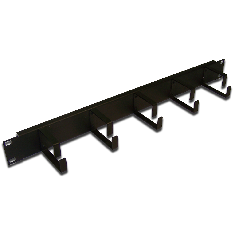 Органайзер кабельный Lanmaster TWT-ORG2U-5V, горизонтальный, 2U