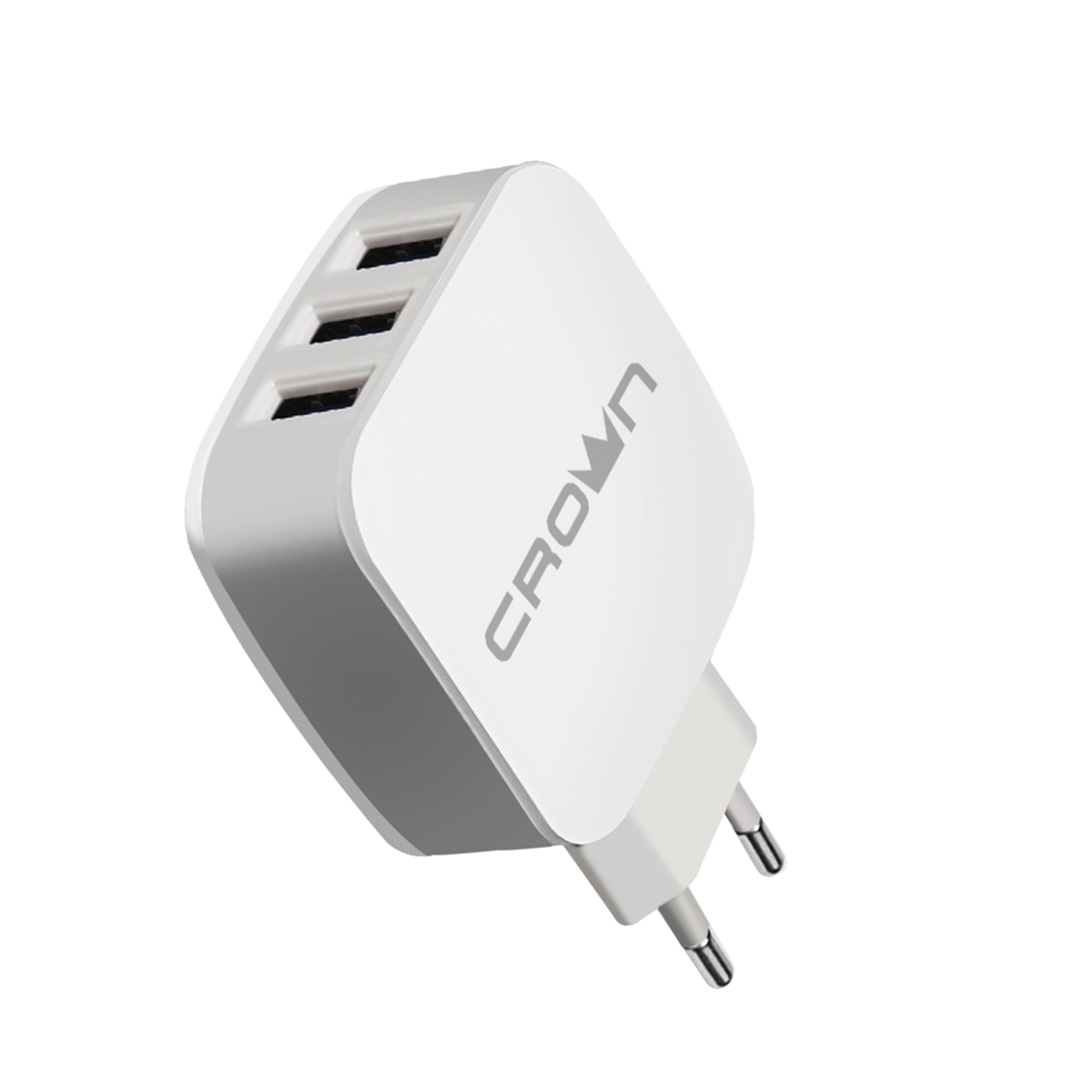 

Сетевое зарядное устройство Crown CMWC-3053, 3USB, 3.1A, белый, CMWC-3053