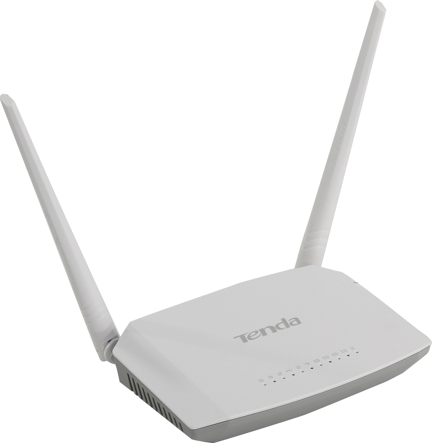 Маршрутизатор ADSL Tenda D301 V4, 802.11n, 2.4 ГГц, до 300 Мбит/с, LAN 3x100 Мбит/с, внешних антенн: 2шт.x5dBi