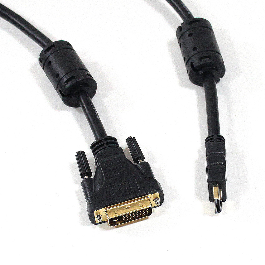 

Кабель HDMI(19M)-DVI-D(25M) Dual Link, Telecom, 2m, черный, 2 фильтра (CG481F-2M)