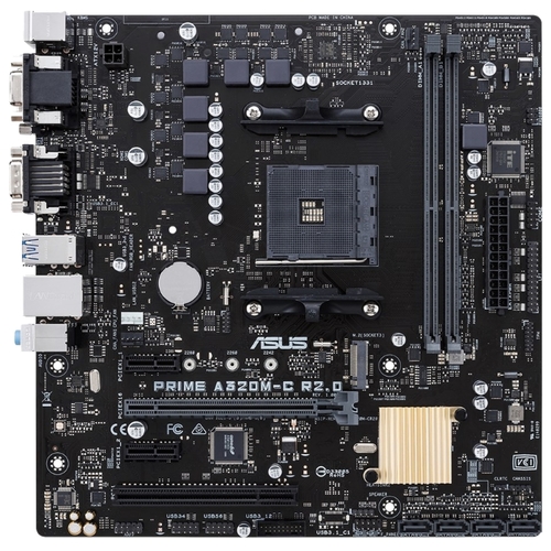 

Материнская плата ASUS PRIME A320M-C R2.0, SocketAM4, AMD A320, 2xDDR4, PCI-Ex16, 4SATA3, 7.1-ch, GLAN, 6 USB 3.1, VGA, DVI, HDMI, mATX, Retail, PRIME A320M-C R2.0