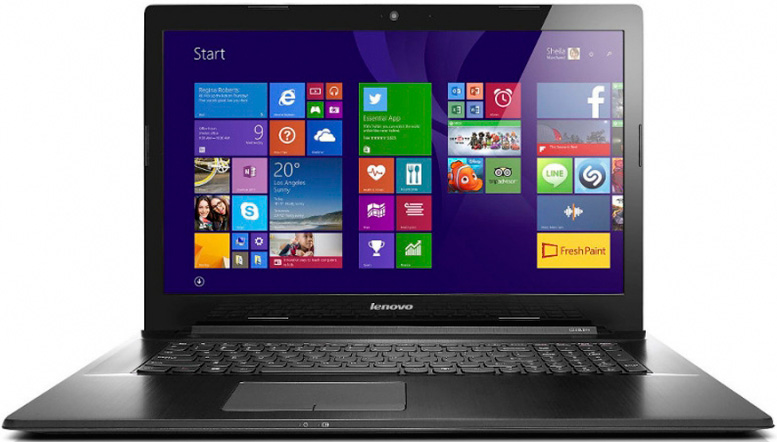 Ноутбук Lenovo IdeaPad G7080 17.3" 1600x900, Intel Celeron 3205U 1.5Ghz, 4Gb RAM, 500Gb HDD, DVD-RW, WiFi, BT, Cam, Linux, черный (80FF005ERK)