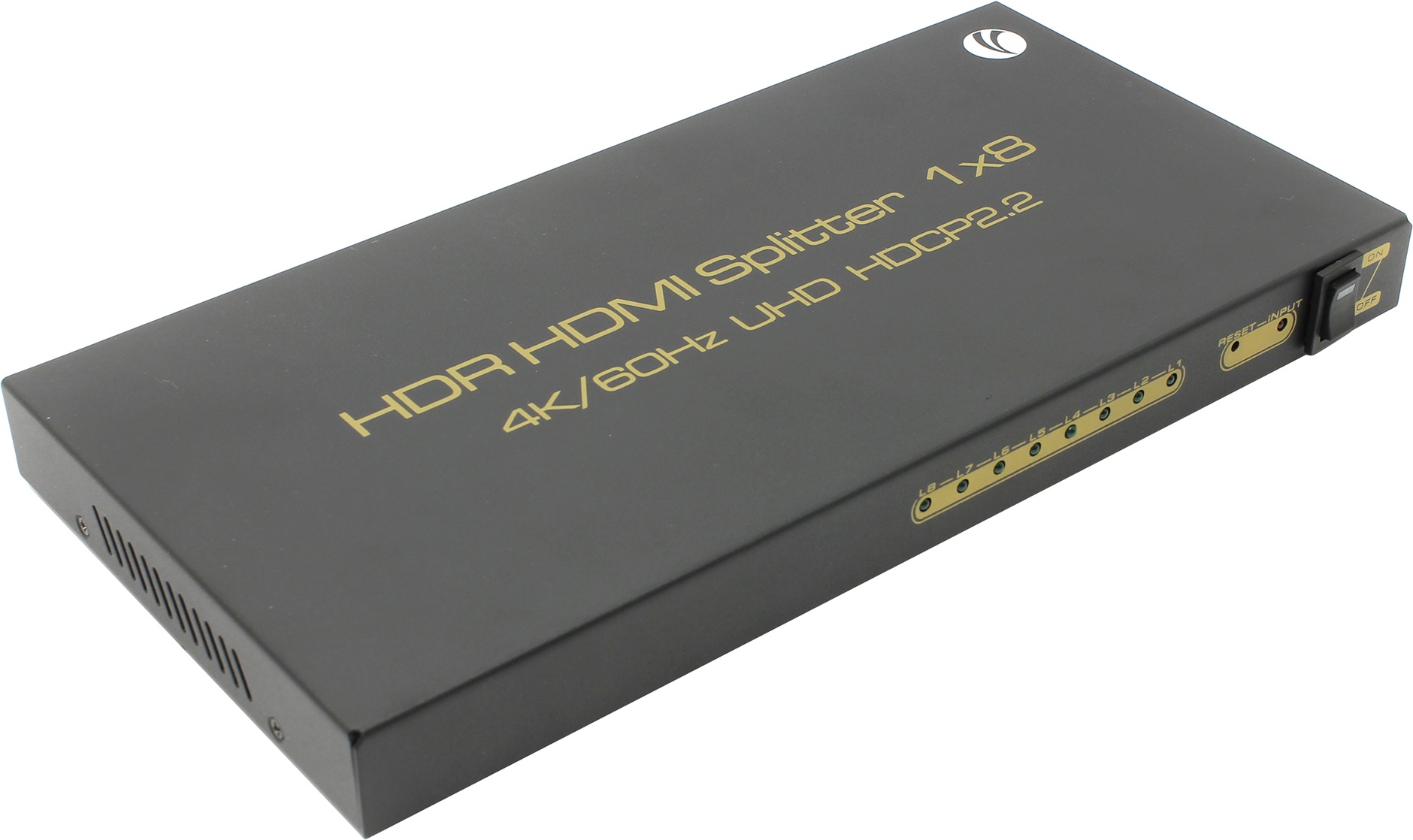 Разветвитель HDMI VCOM DD428, HDMI 2.0 1-8 + б.п