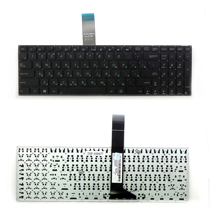 

Клавиатура TopON для Asus X501, X501A, X501U Series, черная (TOP-100477), TOP-100477