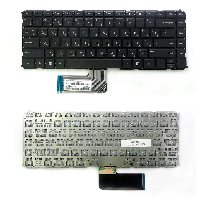 

Клавиатура TopON для HP Envy 4-1000, 4-1100, 4-1200, 6-1000 Series. Плоский Enter, черная, без рамки (TOP-100300), TOP-100300