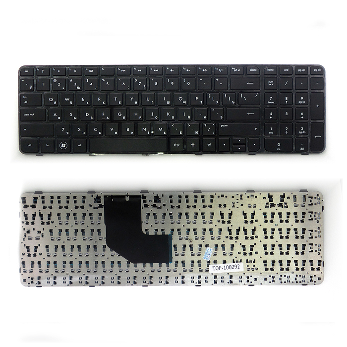 

Клавиатура TopON для HP Pavilion G6-2000, G6-2100, G6-2200, G6-2300 Series. Плоский Enter, черная, с черной рамкой (TOP-100292), TOP-100292