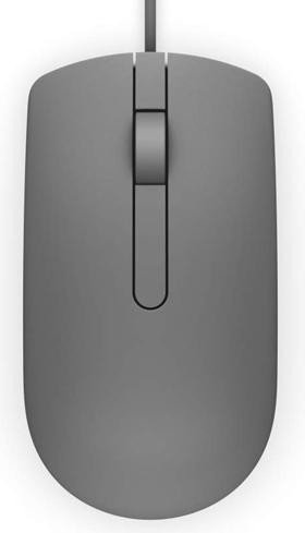 

Мышь проводная Dell MS116, 1000dpi, оптическая светодиодная, USB, серый (570-AAIT), MS116