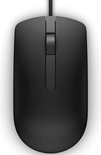 

Мышь проводная Dell MS116, 1000dpi, оптическая светодиодная, USB, черный (570-AAIS), MS116