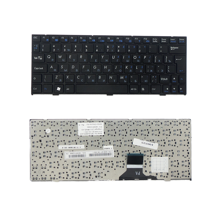 

Клавиатура TopON для DNS 0121598, 0121595, Clevo M1110, M1111, M1115 Series, черная (TOP-100525), TOP-100525