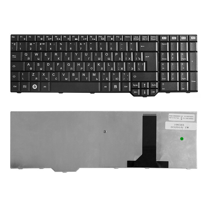 

Клавиатура TopON для Fujitsu-Siemens Amilo Xa3530, Pi3625, Li3910, Xi3650 Series, черная (TOP-100503), TOP-100503