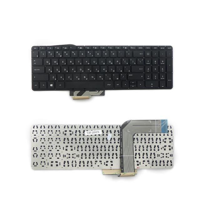 

Клавиатура TopON для HP 15-v000, 15-p000, 17-f000 Series, черная (TOP-100476), TOP-100476