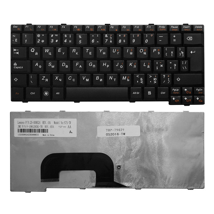 

Клавиатура TopON для Lenovo IdeaPad S12 Series, черная (TOP-79029), TOP-79029