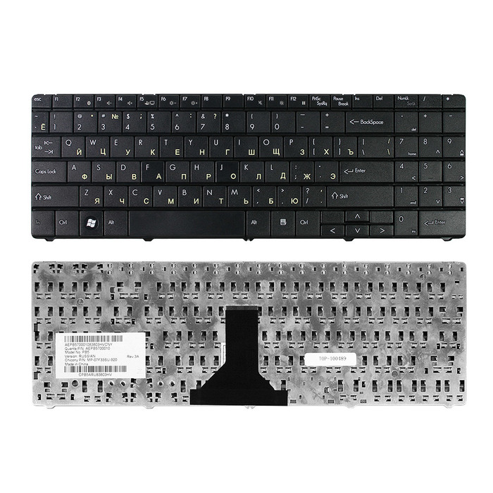 

Клавиатура TopON для Packard Bell EasyNote ML61, ML65, Etna-GM Series, черная (TOP-100489), TOP-100489