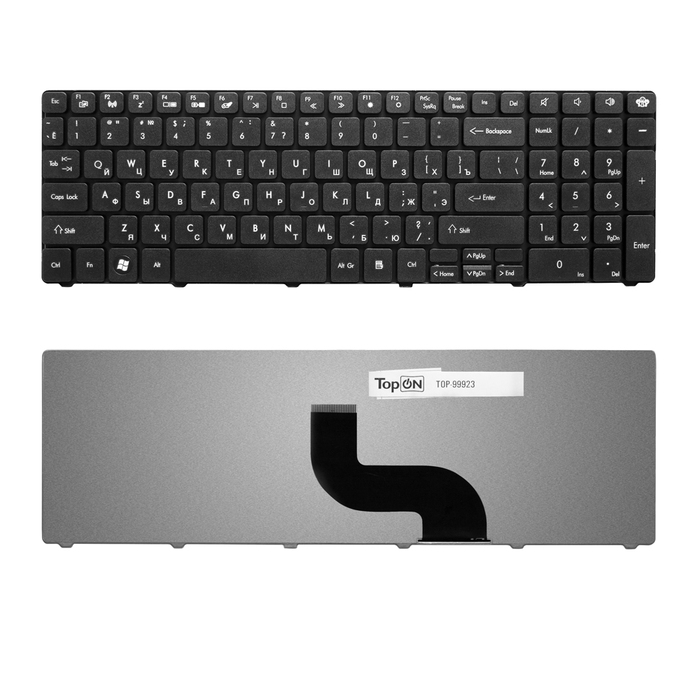 

Клавиатура TopON для Packard Bell EasyNote TM81, TM86, TM87, TM89 Series, черная (TOP-99923), TOP-99923
