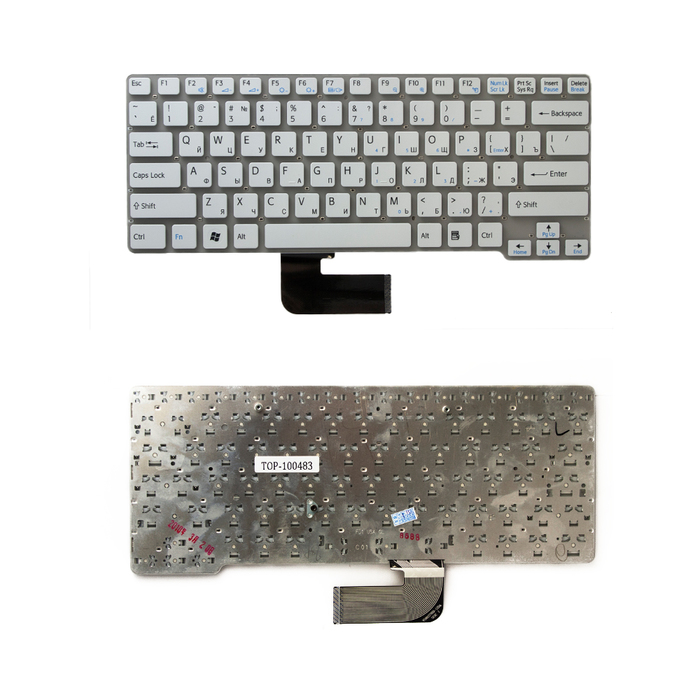 

Клавиатура TopON для Sony Vaio VPC-CW, VGN-CW, VGNCW Series, белая (TOP-100483), TOP-100483