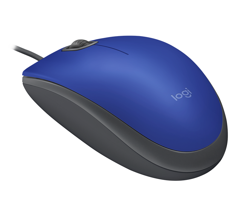 

Мышь проводная Logitech M110 Silent, 1000dpi, оптическая светодиодная, USB, синий (910-005488), M110 Silent