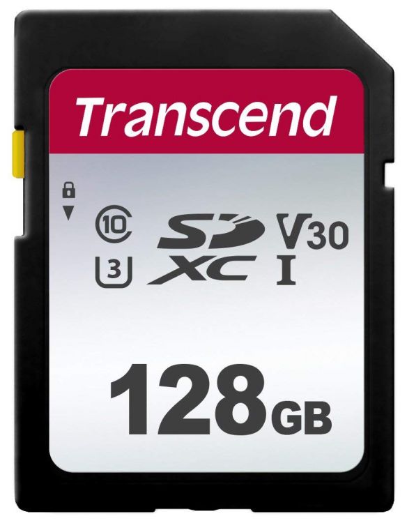 Карта памяти SDXC Transcend, 128Gb, Class 10