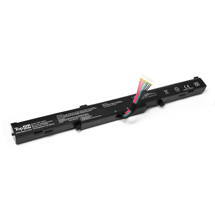 Аккумуляторная батарея TopON для Asus X450J, X450JF, X751, X751M, X751L, 14.8V, 2200mAh, 33Wh (TOP-X450J)