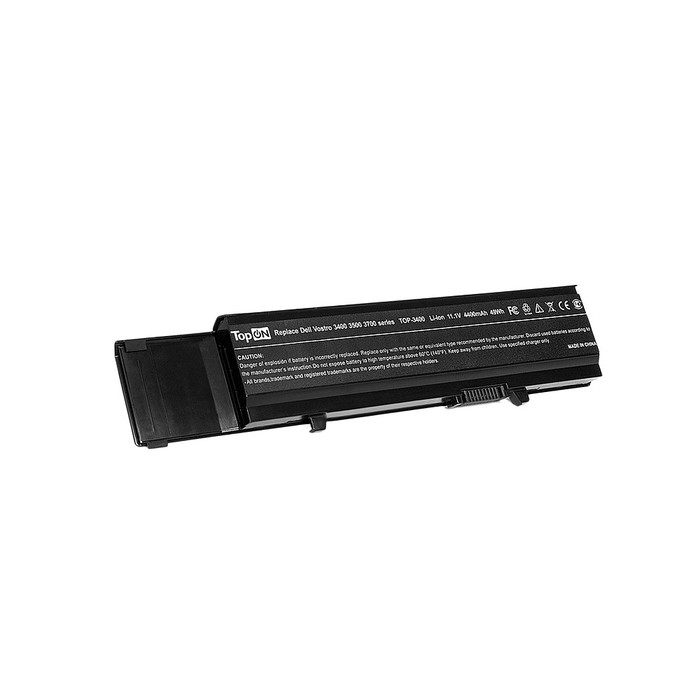 

Аккумуляторная батарея TopON для Dell Vostro 3400/3500/3700 Series, 11.1V 4400mAh, PN:04D3C/04GN0G/0TXWRR/0TY3P4/312-0997/312-0998/4JK6R/7FJ92/CYDWV/Y5XF9 (TOP-3400), Черный